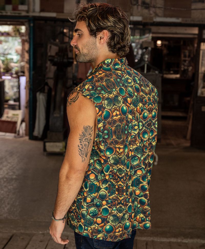 Suncle Sleeveless Button Up 