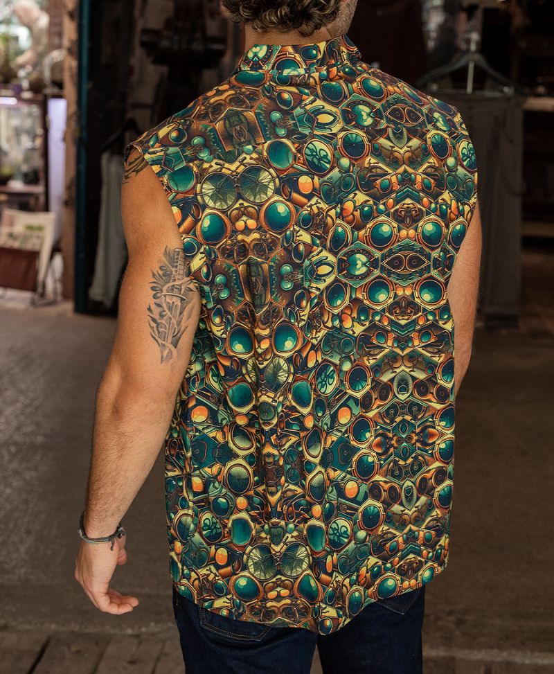 Suncle Sleeveless Button Up 