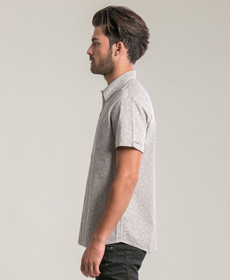 LSD Button Shirt ➟ Light Grey