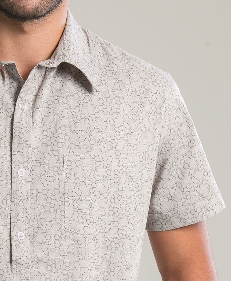 LSD Button Shirt ➟ Light Grey