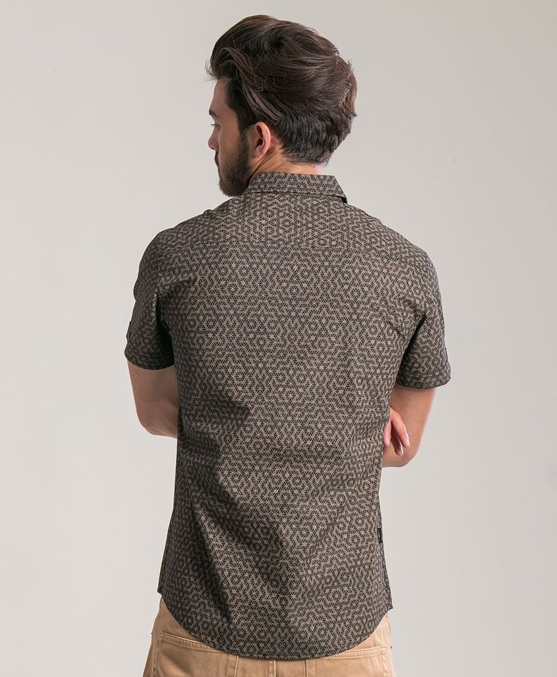 Seeds Button Shirt ➟ Black