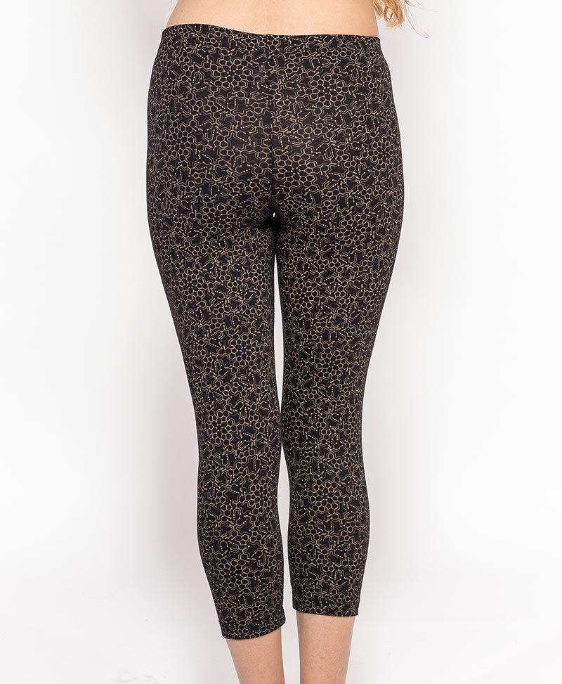LSD Molecule Leggings ➟ Black