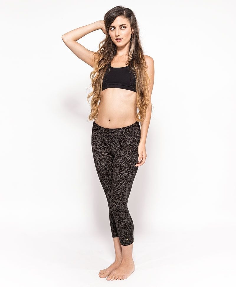 LSD Molecule Leggings ➟ Black