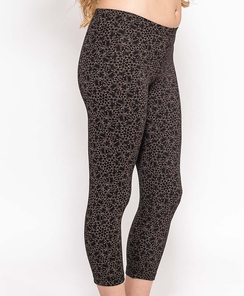 LSD Molecule Leggings ➟ Black