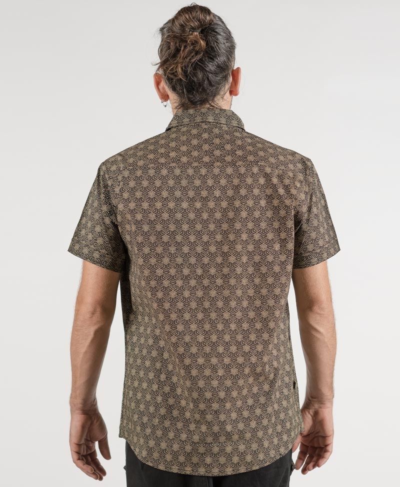 Kubic Button Shirt ➟ Black