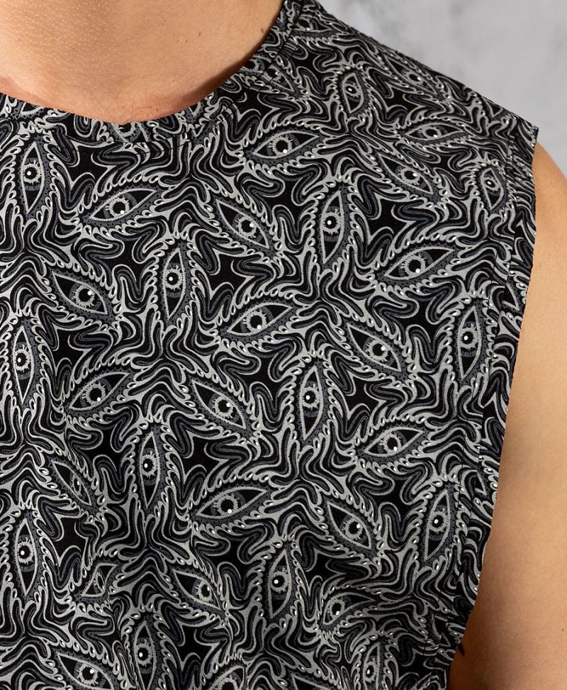 Eyesee Tank Top ➟ Black