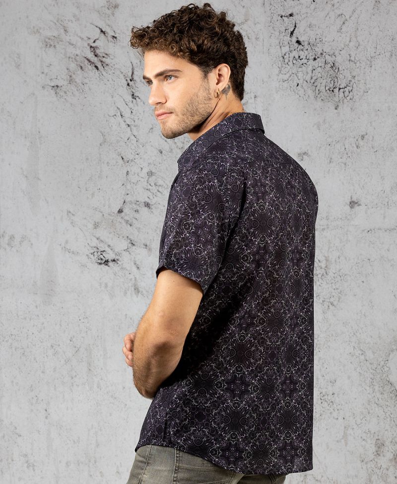 Virus / Dark Button Shirt 