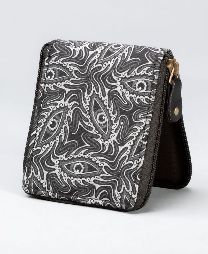 Eyesee Mens Zip Wallet - Black