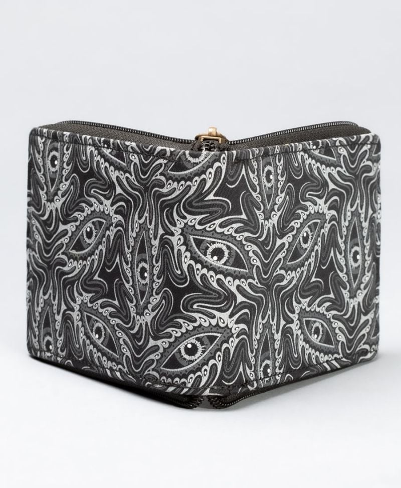 Eyesee Mens Zip Wallet - Black