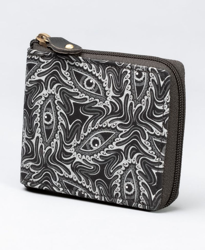 Eyesee Mens Zip Wallet - Black