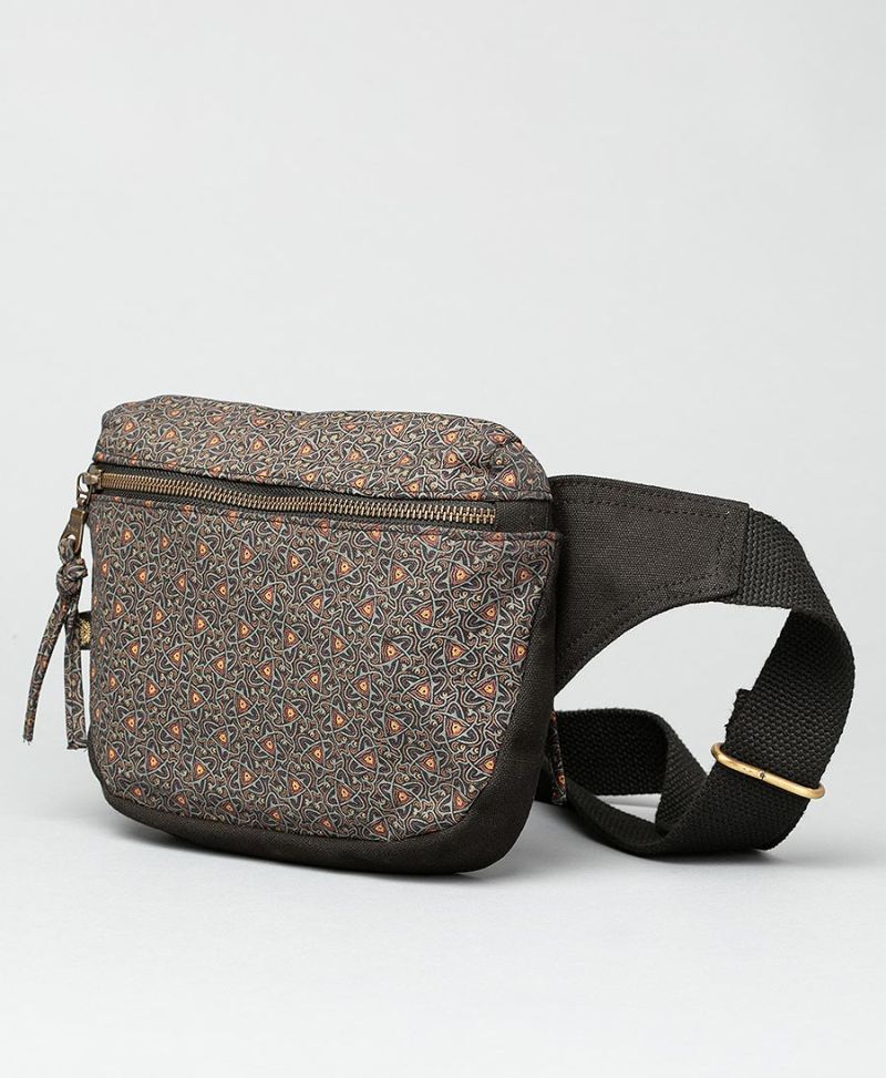 Psychedelic Festival belt pouch hip bag fanny pack Celtic print