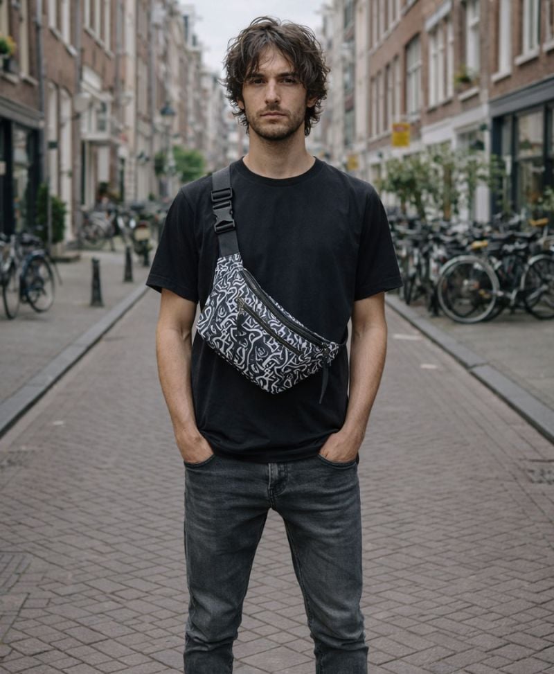 Canvas fanny pack festival waist bag