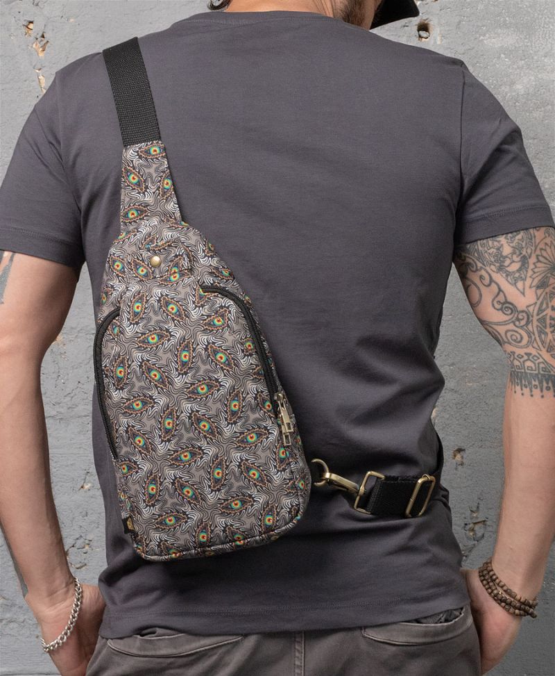 cross body sling bag canvas 