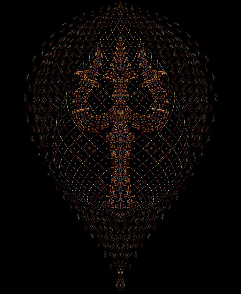 Trishula T-shirt ➟ Purple 