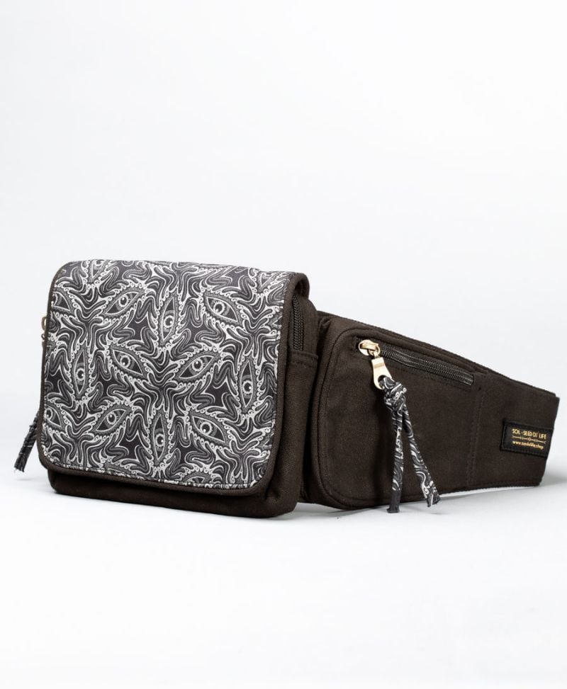 psychedelic utility belt hip pouch bag 