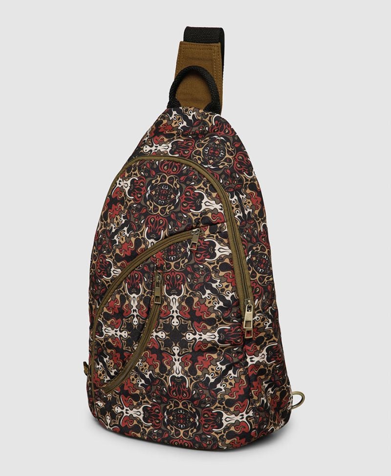trippy sling backpack bag