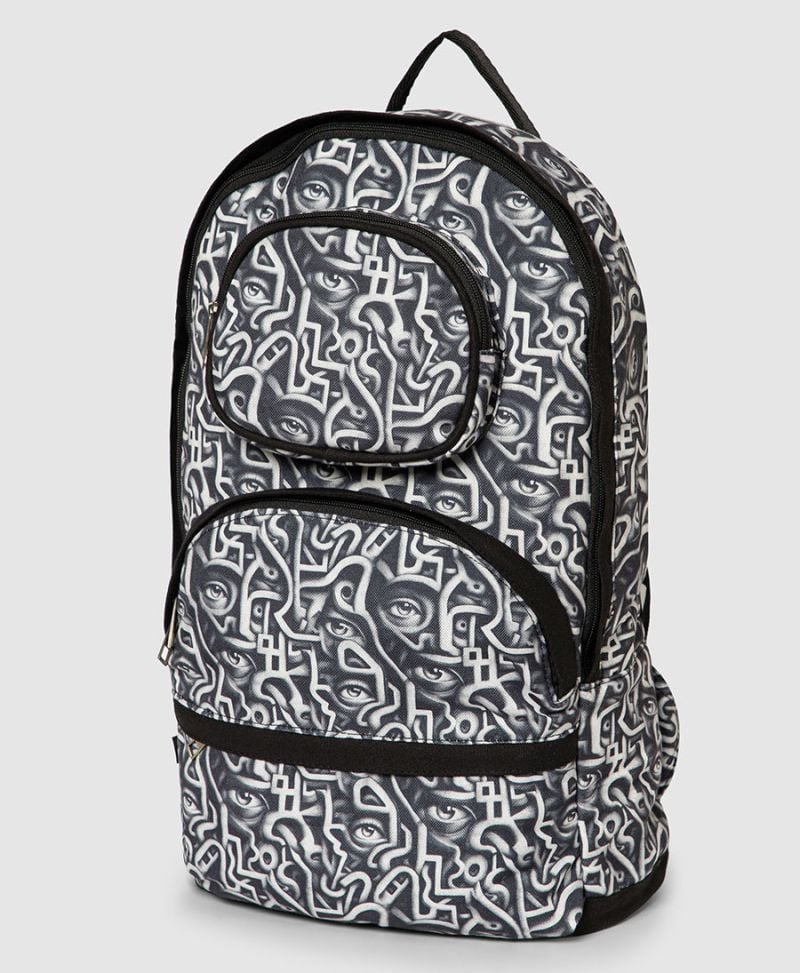 Compact Round Canvas Backpack