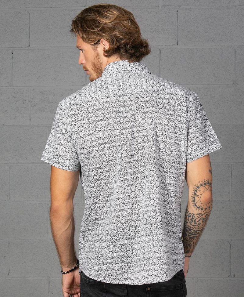 Rudraksha Button Shirt ➟ White