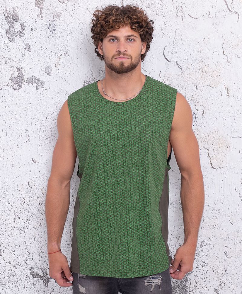 Seeds Tank Top ➟ Green