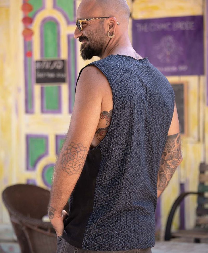 Seeds Tank Top ➟ Blue