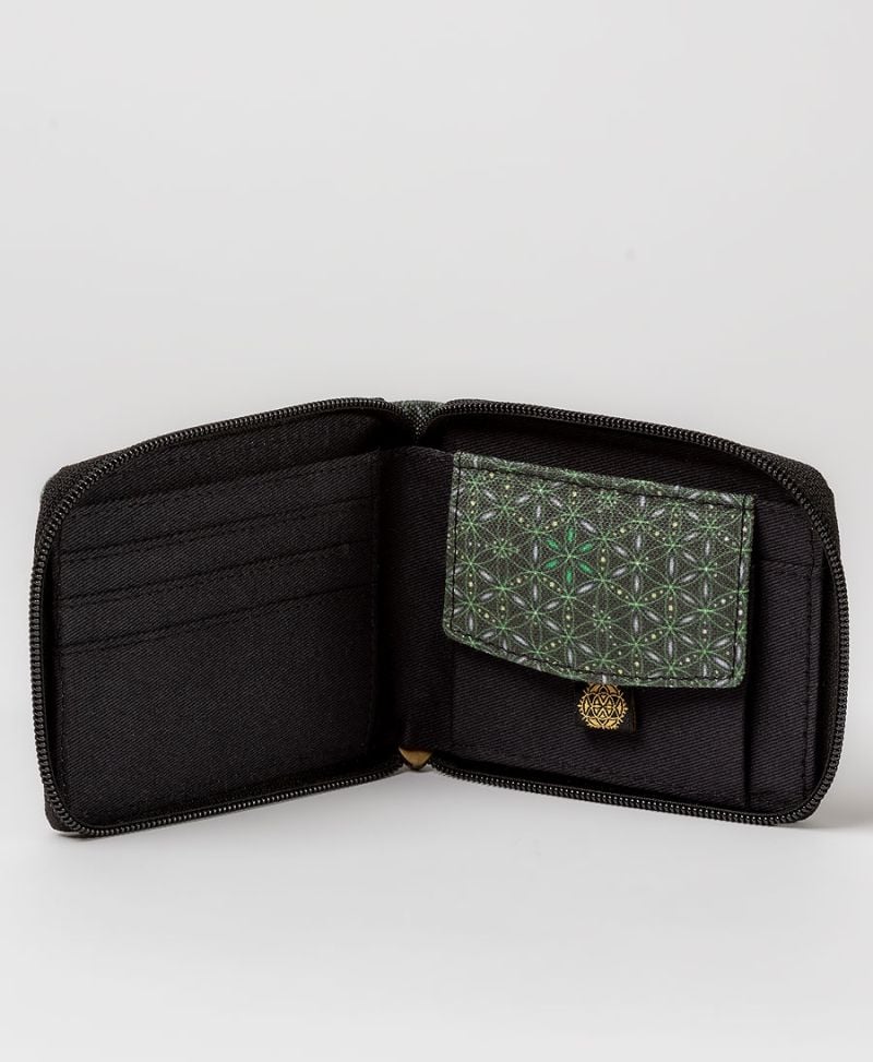 Seeds Mens Zip Wallet 