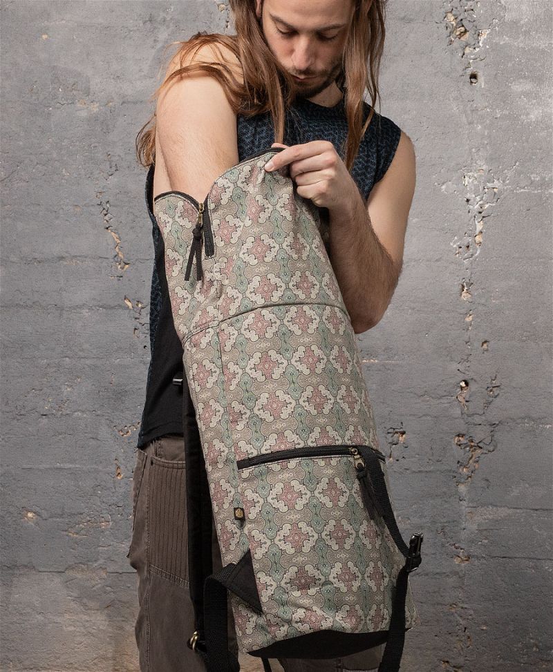 Shipibo Kené Roll-Top Backpack 25L