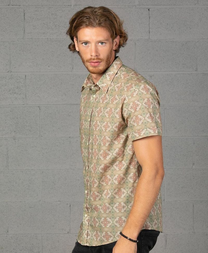 Shipibo Kené Button Shirt 