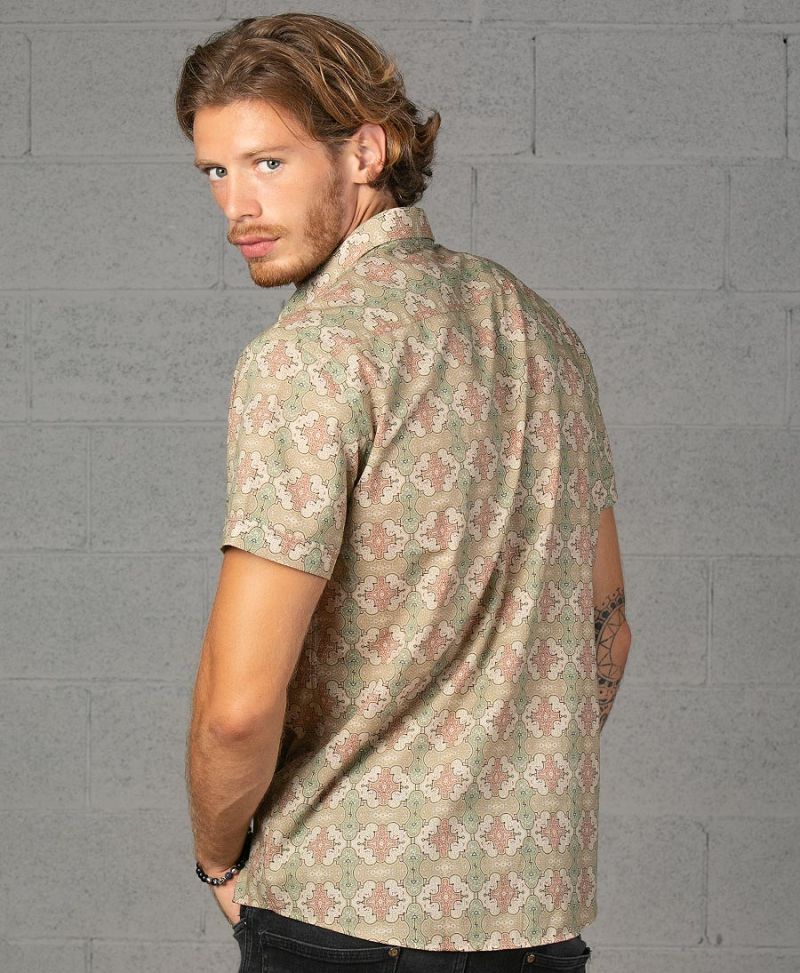 Shipibo Kené Button Shirt 