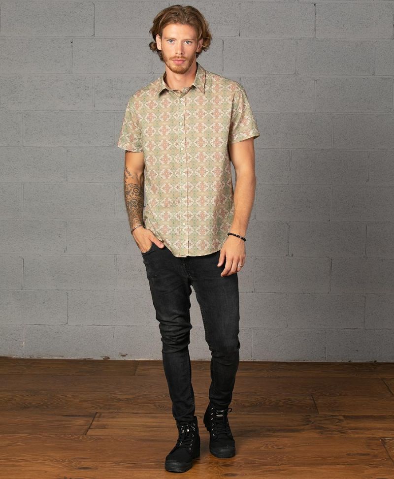 Shipibo Kené Button Shirt 