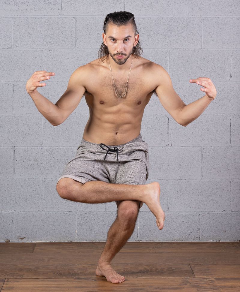 Shipibo Kené Shorts - Grey