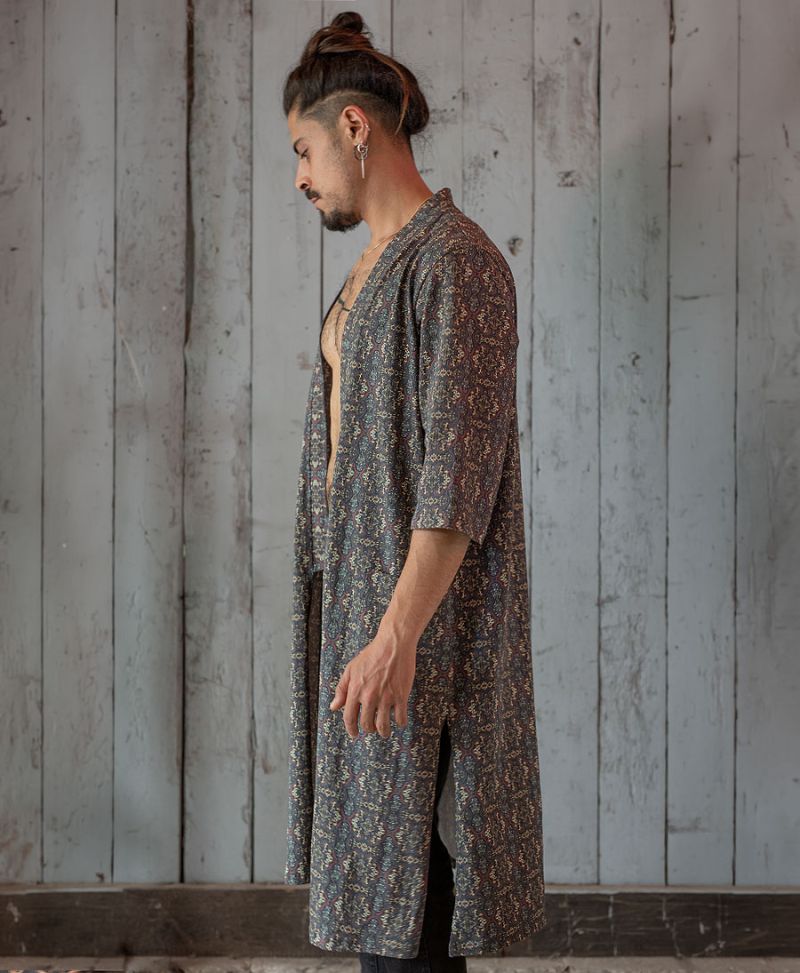 Unisex Shipibo Print Kimono