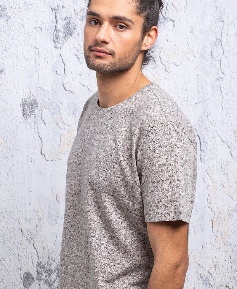 Shipibo Kené T-shirt ➟ Grey
