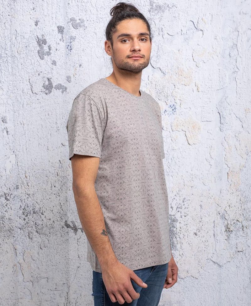 Shipibo Kené T-shirt ➟ Grey