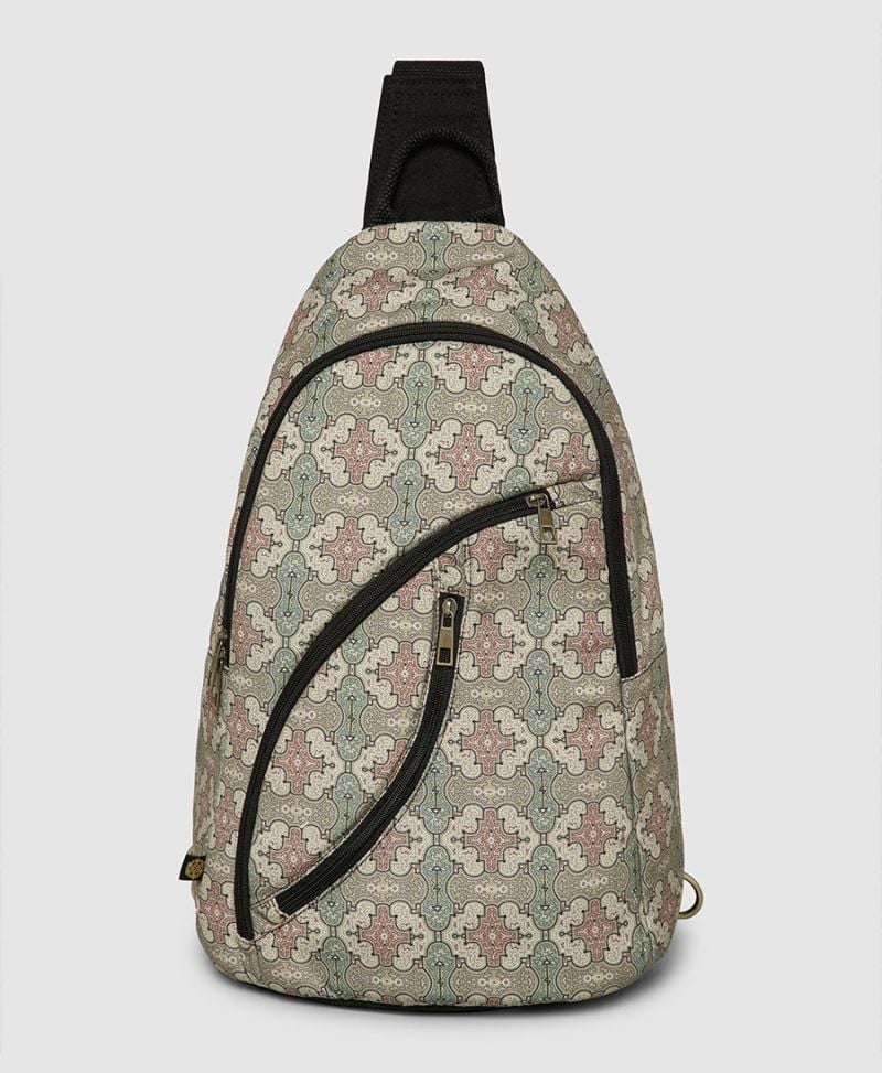 Shipibo Kené Sling Backpack