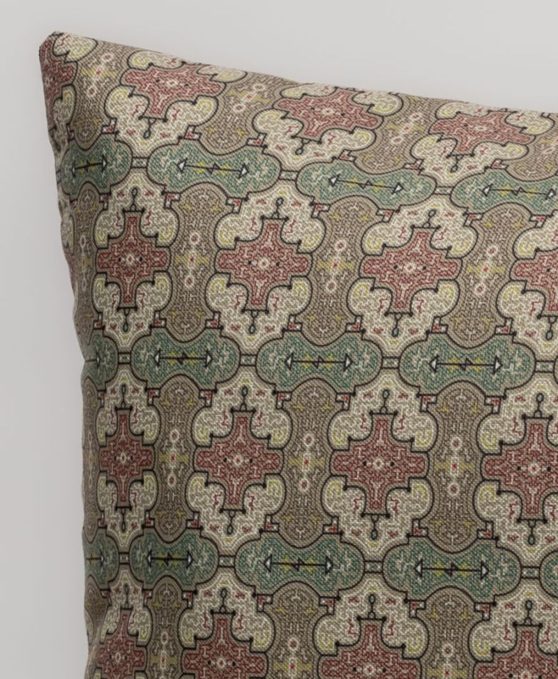 Shipibo Kené Cushion Cover 18x18 