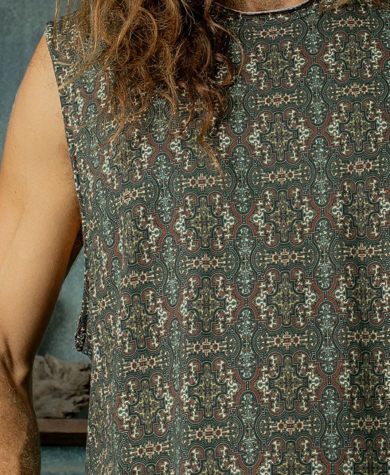 Shipibo Tank Top ➟ Dark