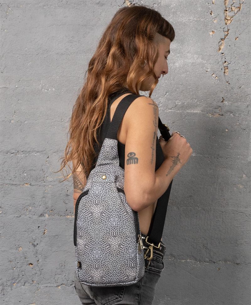 coral sling bag vegan day bags