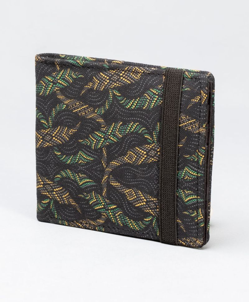 Tribal mens slim wallet bifold canvas 