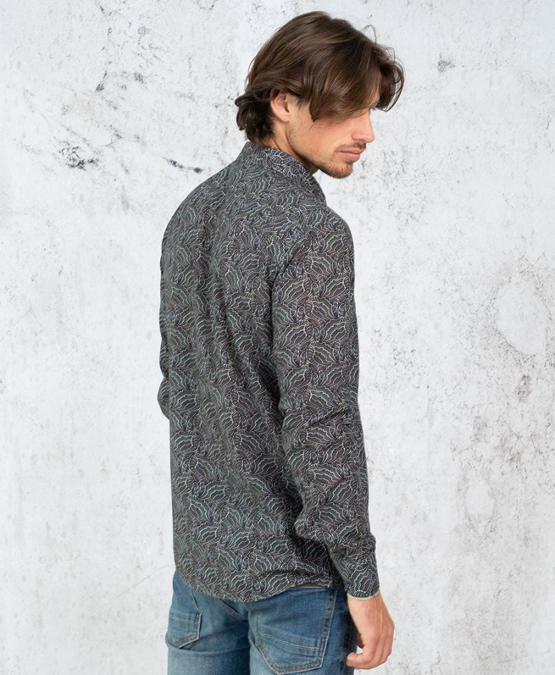 Faceat Button Shirt- Long Sleeve