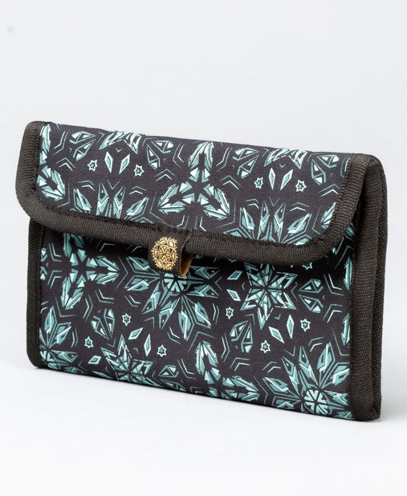 psychedelic rolling tobacco case pouch 