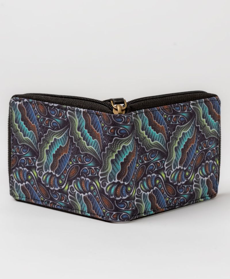 Faceat Mens Zip Wallet 