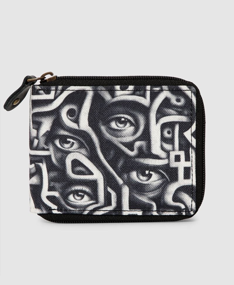 trippy eyes wallet 
