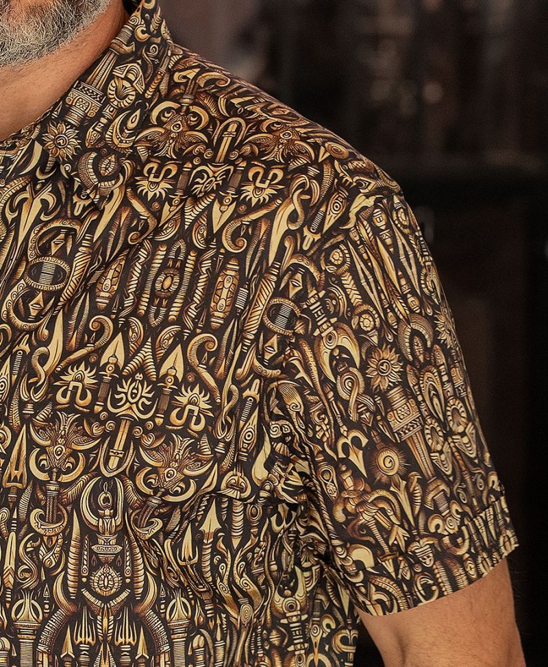 Trishula Button Shirt