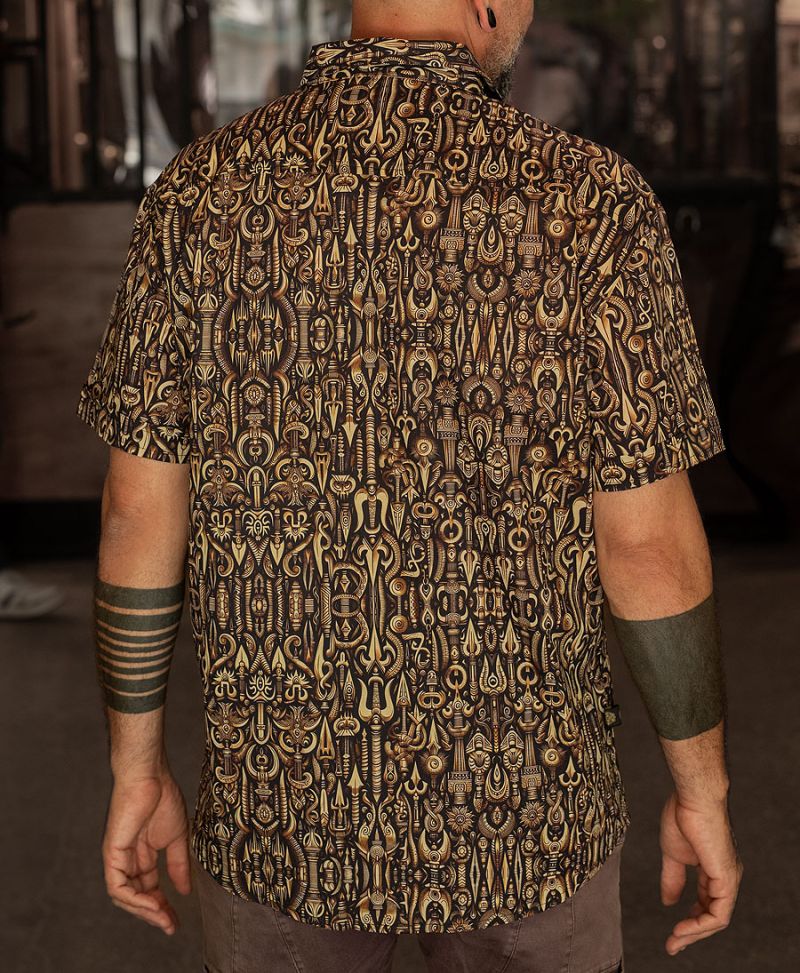 Trishula Button Shirt