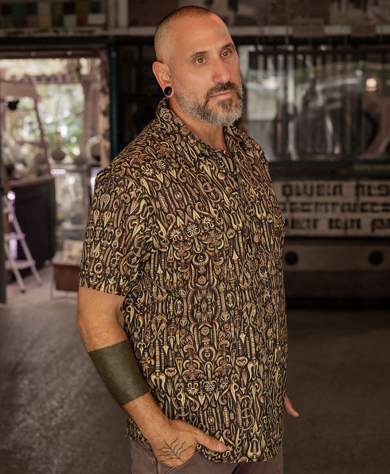 Trishula Button Shirt