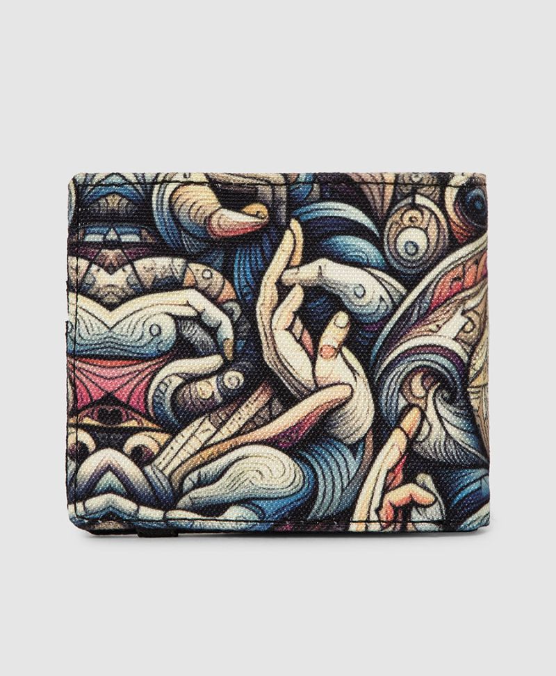 trippy wallet for men zipper