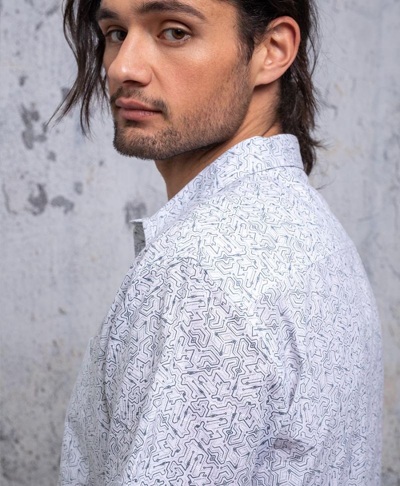 Plonter Button Shirt ➟ White