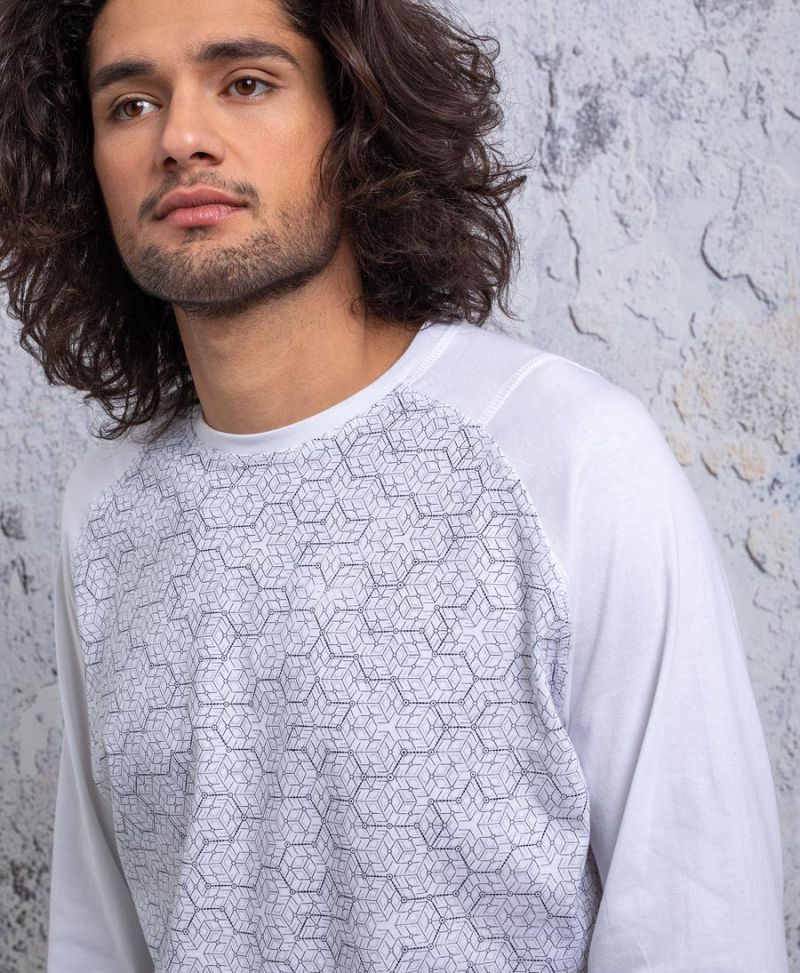 Kubic Long Sleeve T-shirt ➟ White
