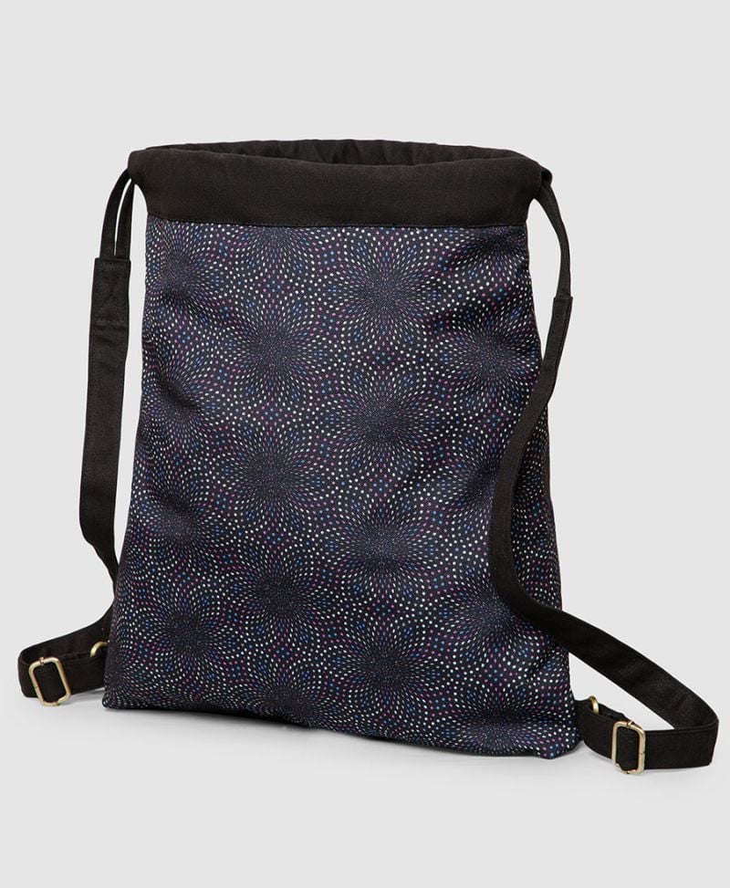 women sack bag purple