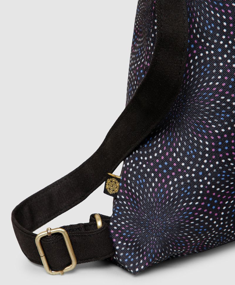 Flowry Drawstring Backpack